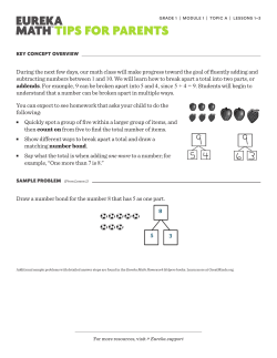 Draw a number bond for the number 8 that has 5 as one part. During