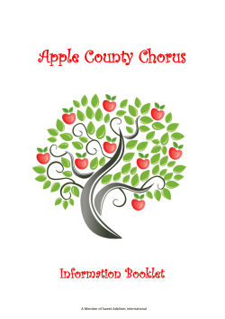 2013 Information Booklet