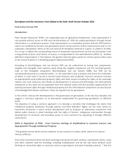 Draft Version October 2016 Krishna Ravi Srinivas PhD Introduction