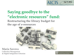 Maria Savova - American Library Association