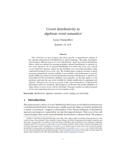 Covert distributivity in algebraic event semantics
