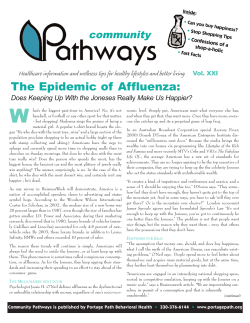 The Epidemic of Affluenza - Portage Path Behavioral Health