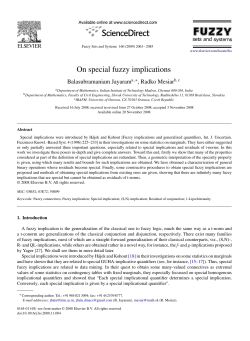 On special fuzzy implications