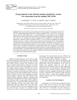 Oxygen fugacity in the Martian mantle controlled by carbon: New