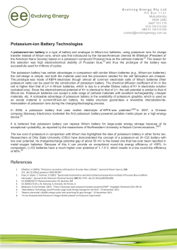 Potassium-Ion Battery Technology Explained