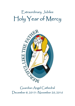 Holy Year of Mercy - Guardian Angel Cathedral