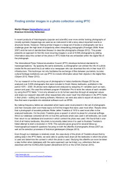 Finding similar images in a photo collection using IPTC