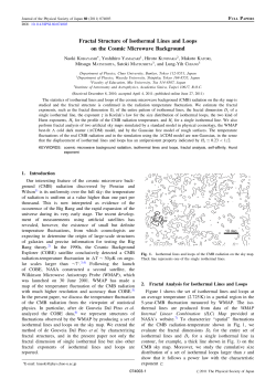 Fractal Structure of Isothermal Lines and Loops on the Cosmic