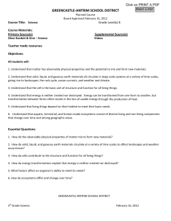 Grade 5 - Greencastle-Antrim School District