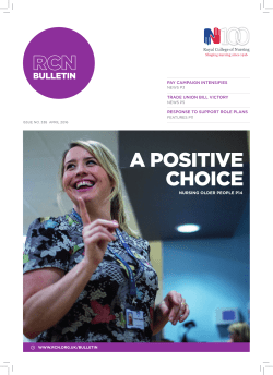 RCN Bulletin 338: April 2016