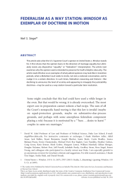federalism as a way station - Oxford Academic