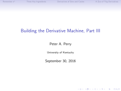 Lecture Notes - Mathematics