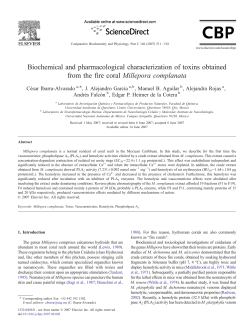 Biochemical and pharmacological characterization of toxins