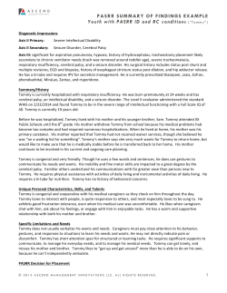 Level II Summary of Findings: Intellectual Disability