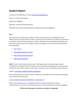 Student Report - Mixed Reality Lab