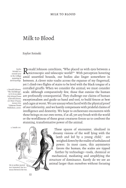 Saylor SoinskiMilk to Blood