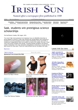 Sask. students win prestigious science scholarships