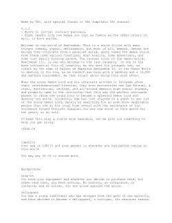 Made by TAC, with special thanks to the JumpChain IRC