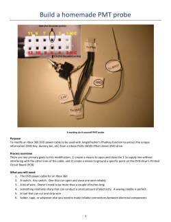Build a homemade PMT probe