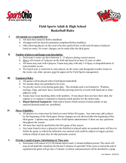 Basketball Rules