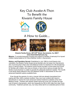Key Club Awake-A-Thon - Kiwanis Family House