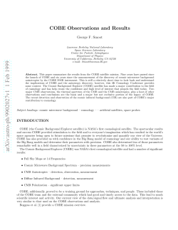COBE Observations and Results