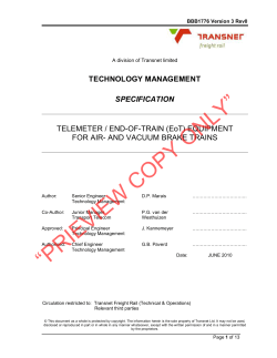 prieview copy only - Transnet Freight Rail