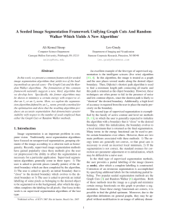 A Seeded Image Segmentation Framework Unifying Graph Cuts