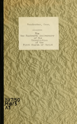 The one hundredth anniversary of the organization of the First