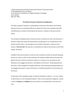 Sankofa - the Anglican Church of Canada