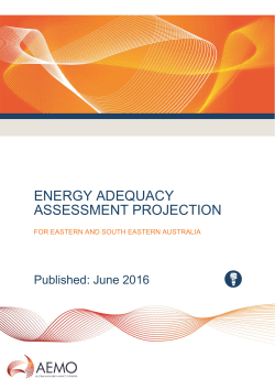 AEMO EAAP Report Update June 2016