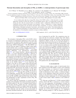 Thermal dissociation and desorption of PH3 on