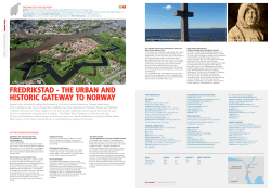 fredriKstad - the urban and historiC gateway to
