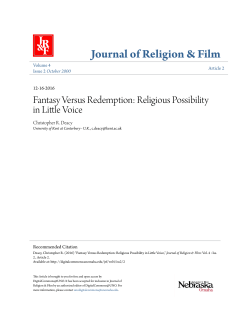 Fantasy Versus Redemption: Religious Possibility in Little Voice
