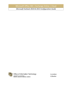 Microsoft Office 365 | Exchange Online | Cloud