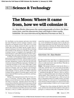 The Moon: Where it came from, how we will colonize it
