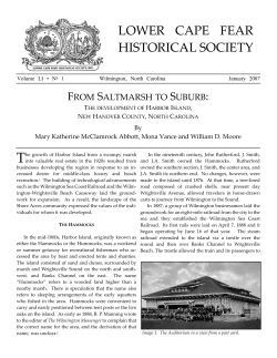Bulletin - January 2007 - Lower Cape Fear Historical Society