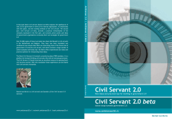 Civil Servant 2.0 - European Commission