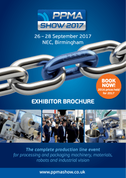 exhibitor brochure