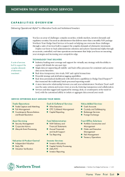 Northern Trust Hedge Fund Services