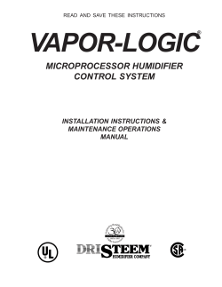 microprocessor humidifier control system