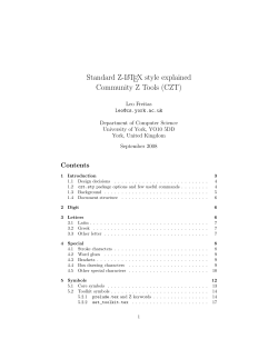 CZT Z LaTeX guide - Community Z Tools
