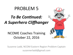 Problem 5 (To Be Continued: A Superhero Cliffhanger)