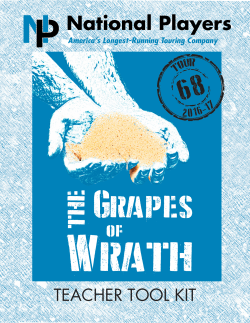 The Grapes of Wrath Toolkit