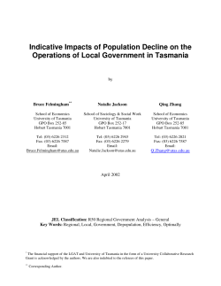 Indicative Impacts of Population Decline on the