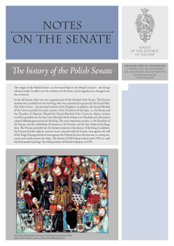 ON THE SENATE