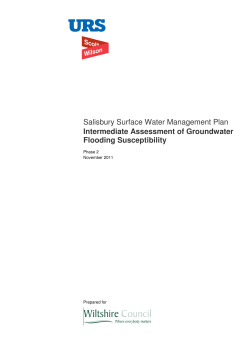 Salisbury report Groundwater assessment