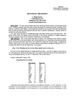 better by the dozen - The Bridges Archive