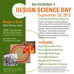 design science day - Black Mountain College Museum