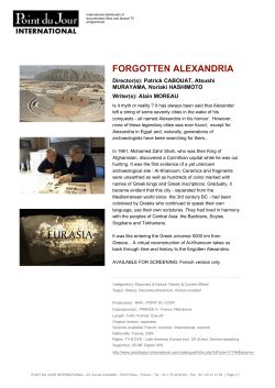forgotten alexandria - Point du Jour International